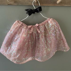 Girl’s Pink Sequin Skirt